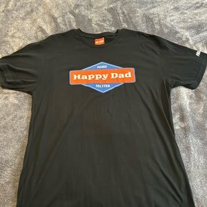 Full Send Happy Dad T shirt Black Size Large